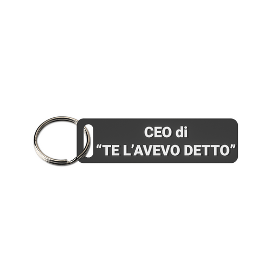 CEO di "Te l'avevo detto"