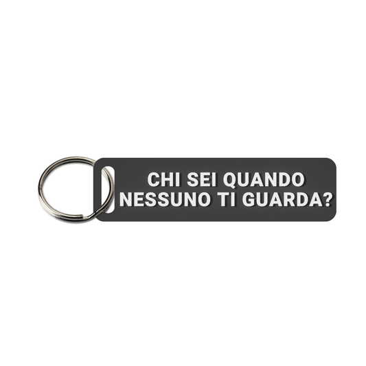 Chi sei quando nessuno ti guarda?