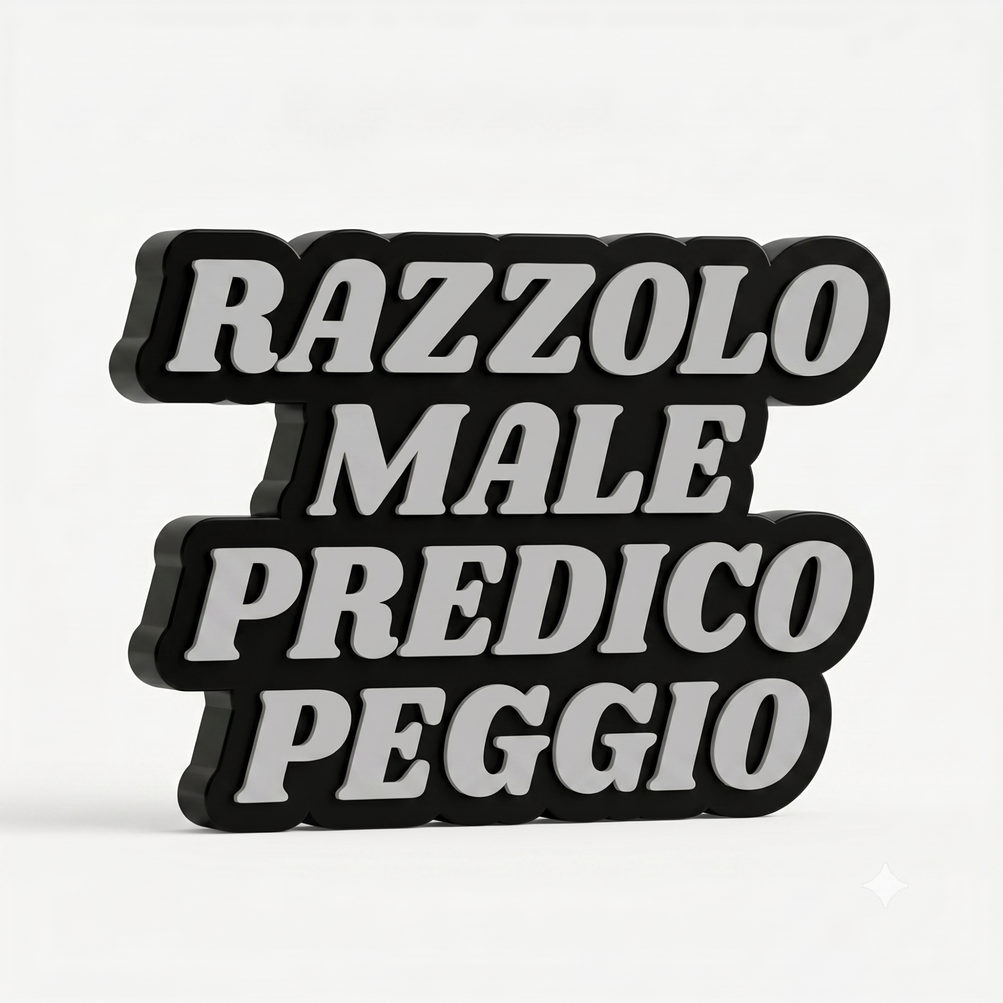 RAZZOLO MALE PREDICO PEGGIO
