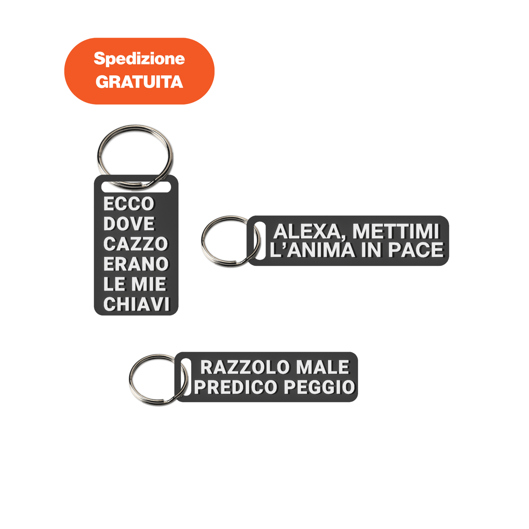 Three-Pack: Chiavi, Alexa e Razzolo Male